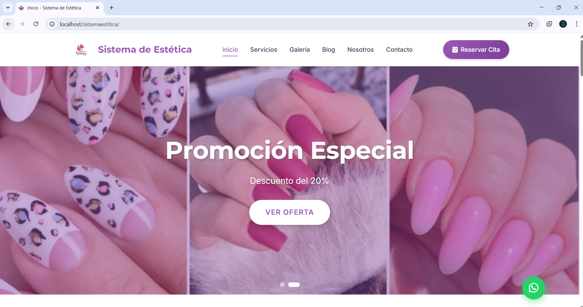 Sistema Web Estetica